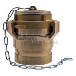 Grooved supply fitting for brass dry riser - DN 65