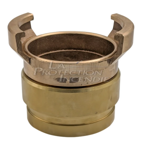 Raccord d'alimentation rainuré pour colonne sèche en laiton - DN 100