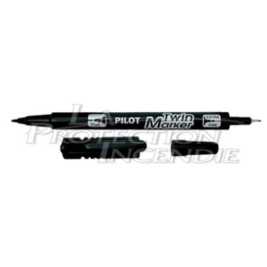 Felt-tip pen for fire extinguisher verification label