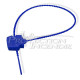 Blue plastic seal