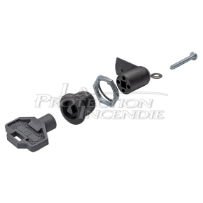 6mm Triangle Lock Kit for Cabinets - Jonesco