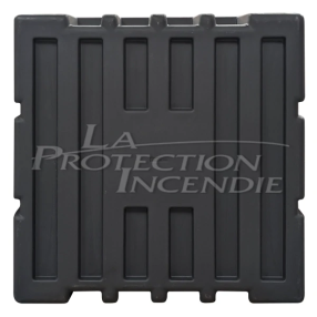 Red case for firefighting equipment - With key - W 820 x H 820 x D 360 mm