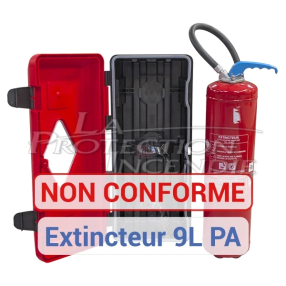 Armoire Extincteur 6L à Clips - Cadenassable