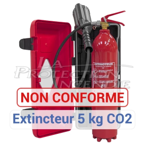 Armoire Extincteur 6L à Clips - Cadenassable