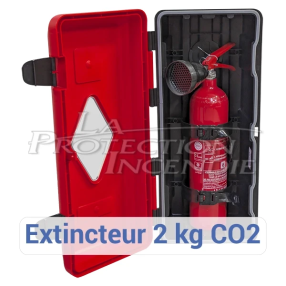 Armoire Extincteur 6L à Clips - Cadenassable
