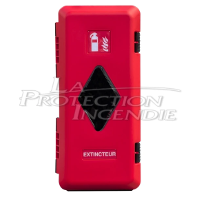 6L Fire Extinguisher Cabinet with Clips - Lockable