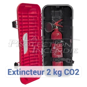 Armoire Extincteur H650 mm - Emboitable et cadenassable