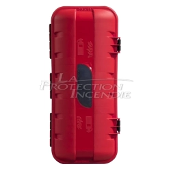Fire extinguisher cabinet, 650 mm high - Stackable and lockable