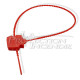 Red plastic seal