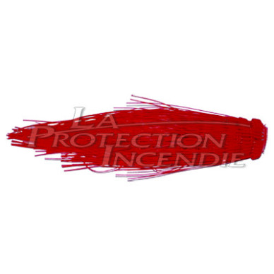 Red plastic seal