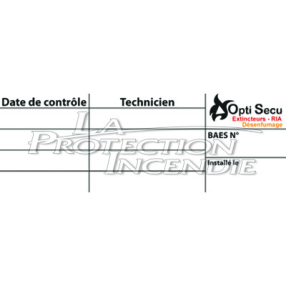 Etiquette de vérification personnalisée pour BAES