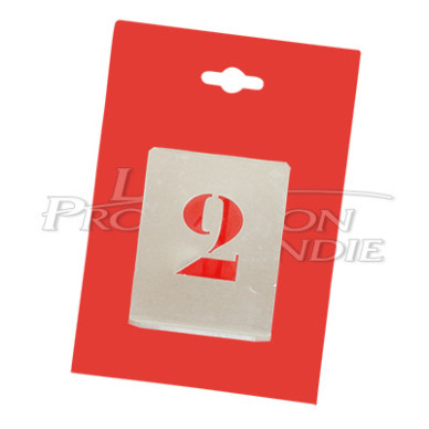 Numbering stencil