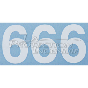 Planche chiffre 6 pour transfert