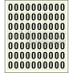 Planche de 70 stickers adhésifs chiffre 0