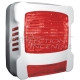 Sound and light fire alarm broadcaster