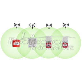 Radio sound and light broadcaster with repeater