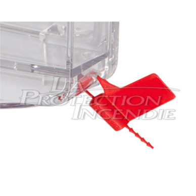 Cover with alarm for manual trigger