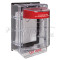 Spacer for manual shutter cover