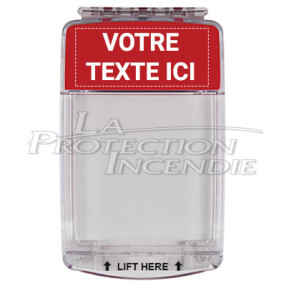 Marquage pour couvercle de déclencheur manuel