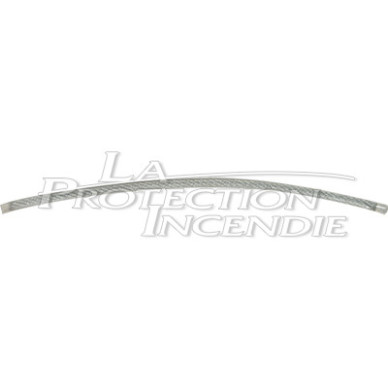Fire extinguisher alarm deactivation cable