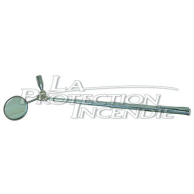 Telescopic inspection mirror with magnet