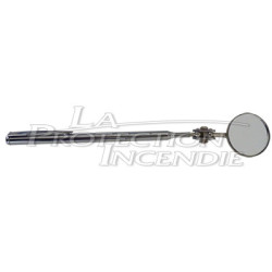 Telescopic inspection mirror
