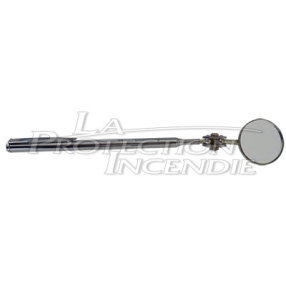 Telescopic inspection mirror