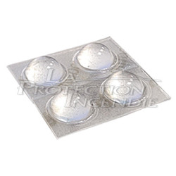 Adhesive wedge for scale