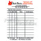 Personalized fire extinguisher verification label on roll