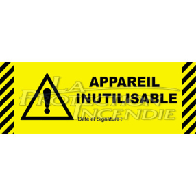 Unusable device label