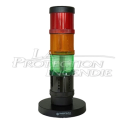 Illuminated CO² detector