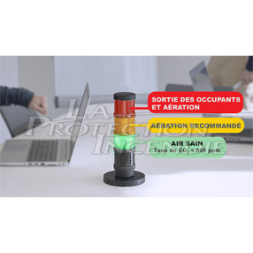 Détecteur de CO² lumineux