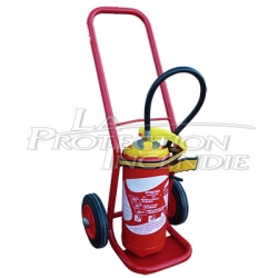 Hand truck for fire extinguisher