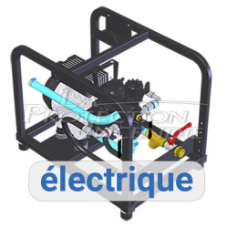 3D illustration electric test pump