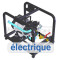 3D illustration electric test pump 3D illustration electric test pump