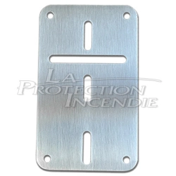 Fire extinguisher mounting plate