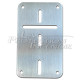 Fire extinguisher mounting plate