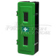 Green box for safety shower