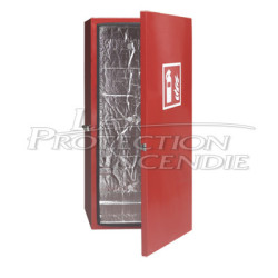 Fire extinguisher heating cabinet