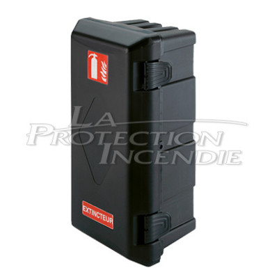 Fire extinguisher cabinet 6 L/Kg black