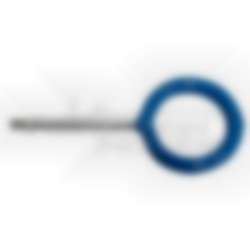 Blue safety pin EVOLITE