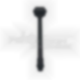 Spray rod with 6 holes