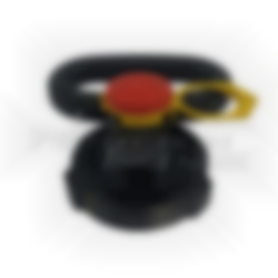 Powder head with integrated handle & pin