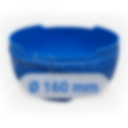 Socle embase bleu D160 EUROFEU