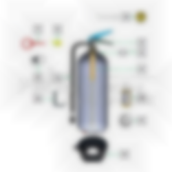 Spare parts - ANAF fire extinguisher - FG, FS and PS