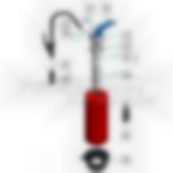 Spare parts - ANAF fire extinguisher - F and FF