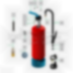 Spare parts - ANDRIEU PRIMA fire extinguisher