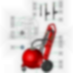 Spare parts for ROT spherical wheel fire extinguishers