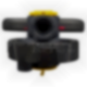 Powder head with handle and pin Indium