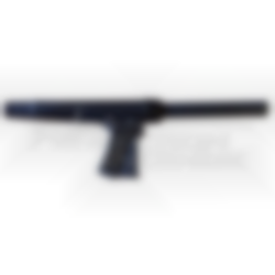 Submachine gun launcher 50 kg powder Submachine gun launcher 50 kg powder